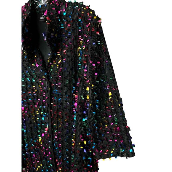 Weavz Rainbow Ribbon Jacket Vintage XL - Picture 9 of 10